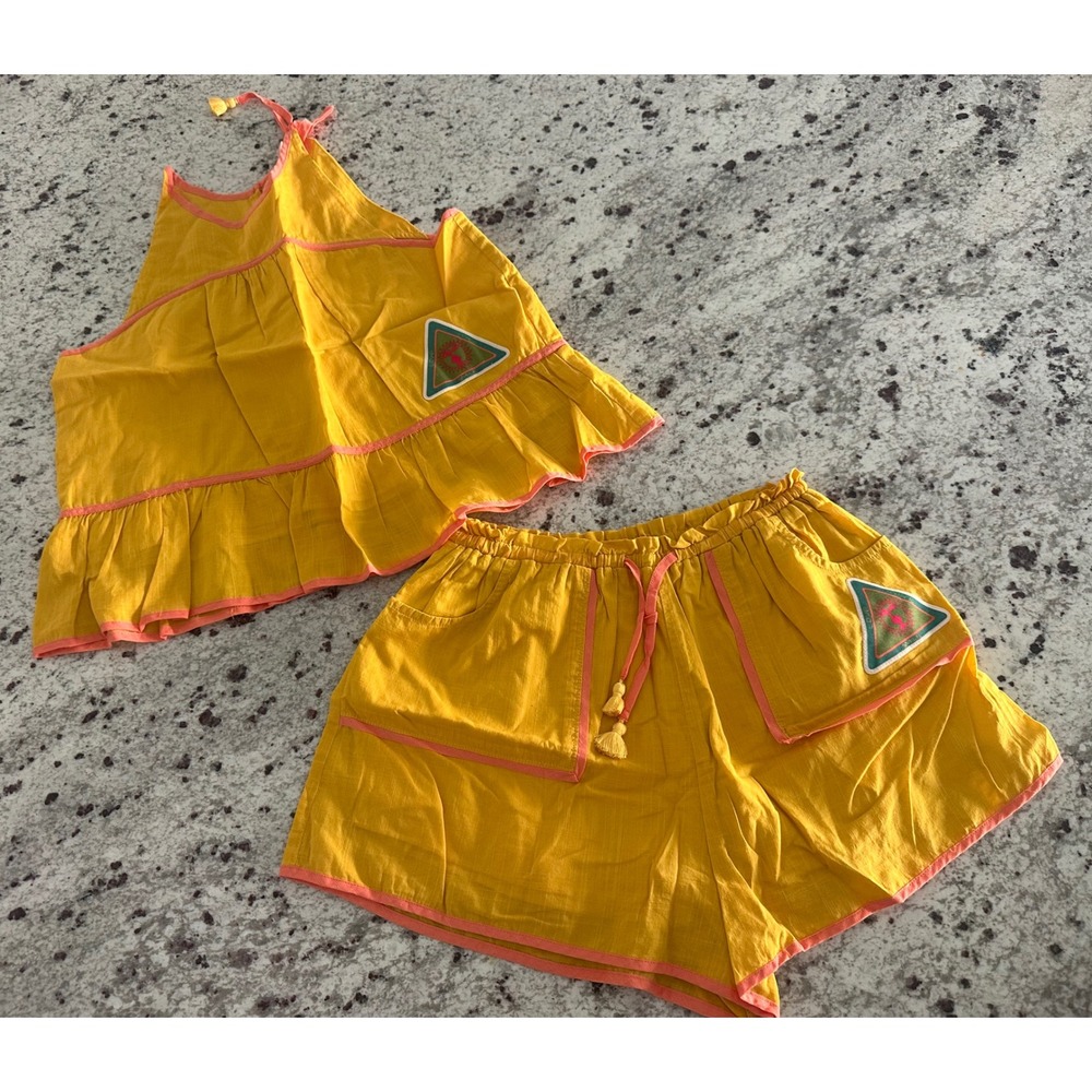 Zimmermann Girls 2pc‎ tank top & shorts set sz 10